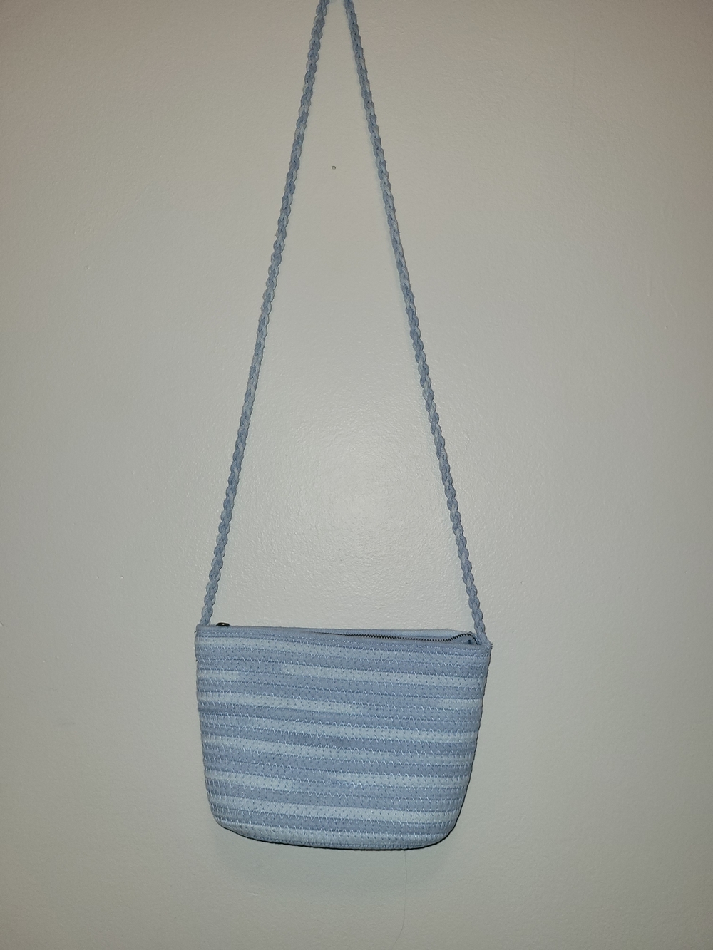 Universal Thread Light Blue Woven Crossbody Bag